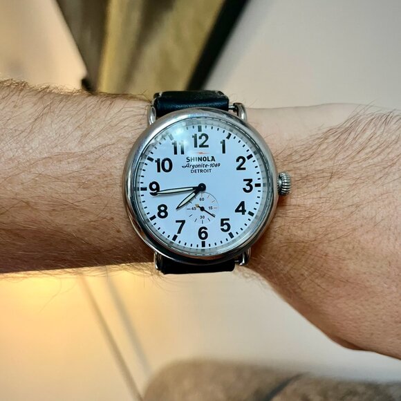 Shinola Argonite 1069 Runwell Stainless Steel Watch - Picture 1 of 7